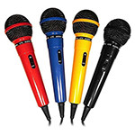 set 4 microfoane diverse culori                                                                                                                                                                                                                           
