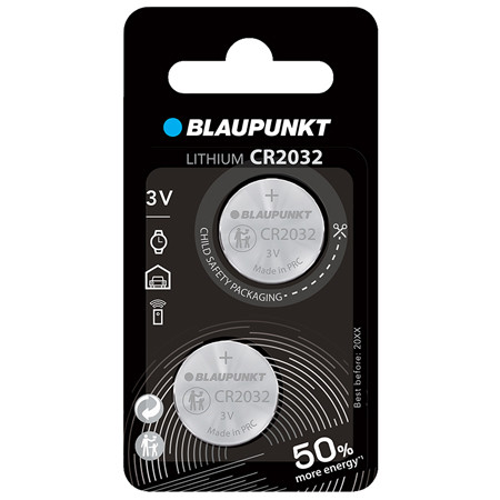 Baterie litiu  cr 2032 2 buc blaupunkt                                                                                                                                                                                                                    