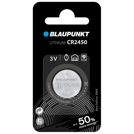 Baterie litiu cr 2450 1 buc blaupunkt                                                                                                                                                                                                                     