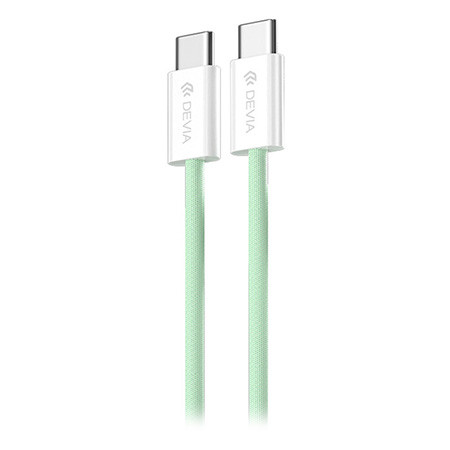 Cablu usb-c - usb-c 1m 60w 3a - verde                                                                                                                                                                                                                     