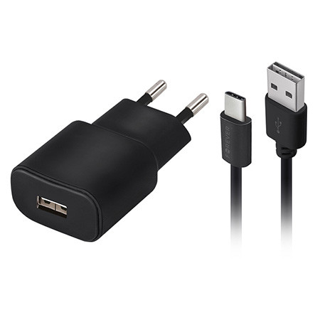 Incarcator retea 10w 1x usb 2a + cablu usb-c                                                                                                                                                                                                              