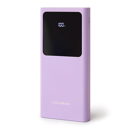 Power bank pd + qc 10000mah - lavanda                                                                                                                                                                                                                     