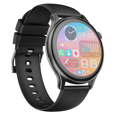 Smartwatch amoled j6 ip68 - negru                                                                                                                                                                                                                         