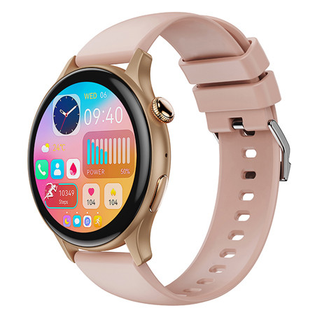 Smartwatch amoled j6 ip68- rose gold                                                                                                                                                                                                                      