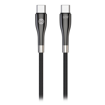 Cablu usb-c - usb c 2m 60w - negru                                                                                                                                                                                                                        