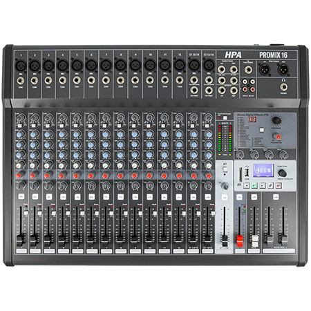 Mixer digital 16 canale 48v bt/usb/sd                                                                                                                                                                                                                     