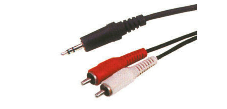 Cablu 3.5 tata - 2x rca tata 3m                                                                                                                                                                                                                           