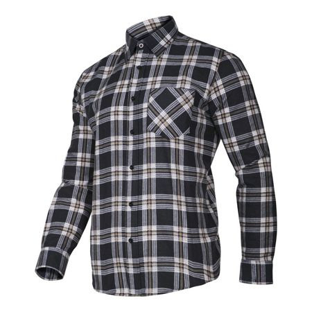 Camasa flanel cu carouri / bleumarin - xl/h-182                                                                                                                                                                                                           