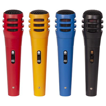 Set 4 microfoane diverse culori                                                                                                                                                                                                                           