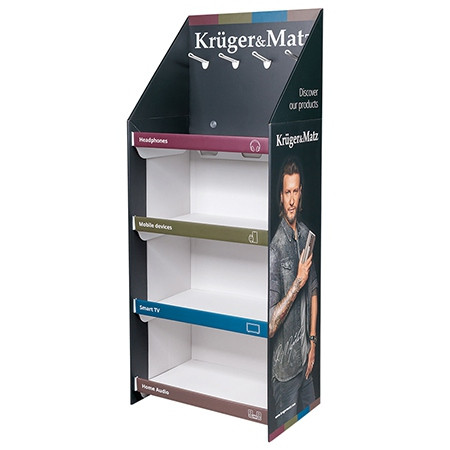 Display stand carton kruger matz                                                                                                                                                                                                                          