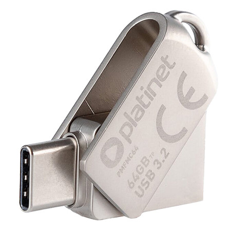 Flash drive usb 3.2 64gb platinet                                                                                                                                                                                                                         