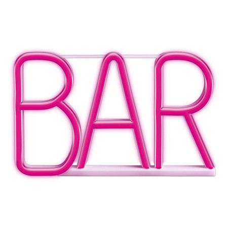 Reclama luminoasa neon led lumina roz model bar                                                                                                                                                                                                           