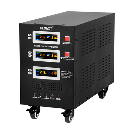 Stabilizator servomotor trifazat 15kva proavr-15k kemot                                                                                                                                                                                                   