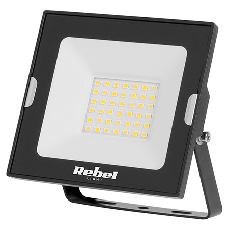 Reflector led 30w 6500k 230v rebel                                                                                                                                                                                                                        